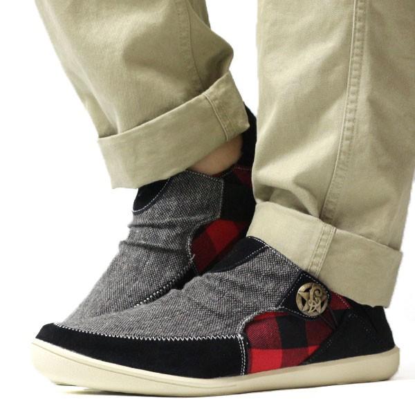 INDIAN（インディアン） スニーカー メンズ スリッポン 男性 靴 幅広