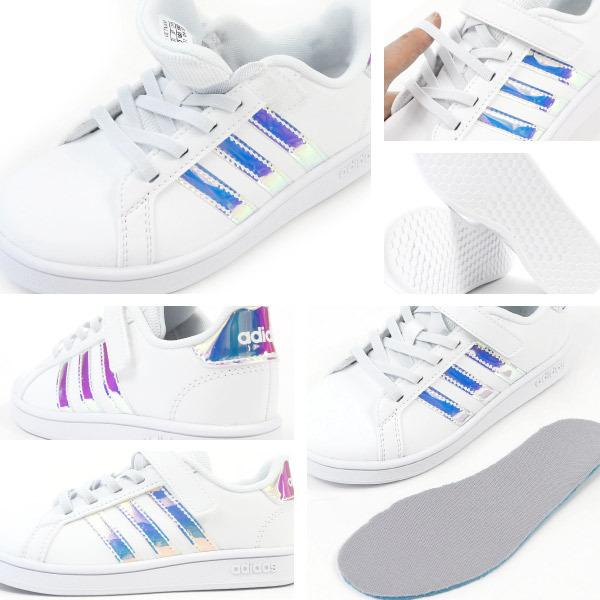 adidas（アディダス） スニーカー GRAND COURT C FW1275 キッズ : 靴の