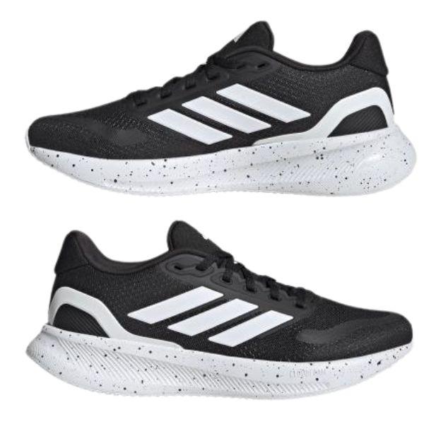 adidas（アディダス） スニーカー レディース 靴 黒 ブラック ホワイト