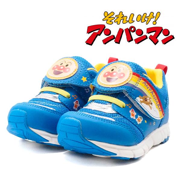 日本全国 送料無料 スニーカー キッズ ベビー ジュニア 子供 靴 黒 ブラック アンパンマン キャラクター 人気 ベルクロ 軽量 滑りにくい かわいい ムーンスター Moonstar Ap C164 Simbcity Net