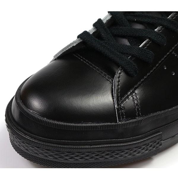人気★CONVERSE ONESTAR ブラックゴールド レザースニーカー 27 ONE STAR コンバース ワンスター J スニーカー メンズ 靴 黒 金