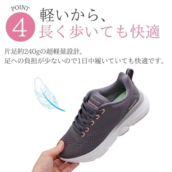 DUNLOP（ダンロップ） スニーカー レディース ウォーキングシューズ