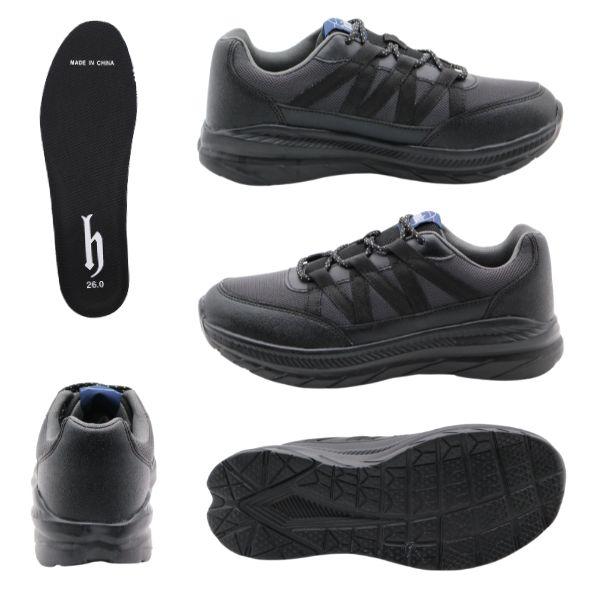 dj honda スニーカー メンズ 靴 黒 ブラック 灰色 グレー 軽量 軽い