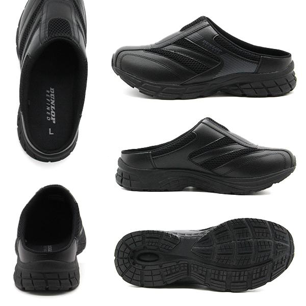 DUNLOP REFINED スリッポン メンズ サンダル スニーカー 靴 サボ DUNLOP REFINED スリッポン メンズ サンダル スニーカー 靴 サボ
