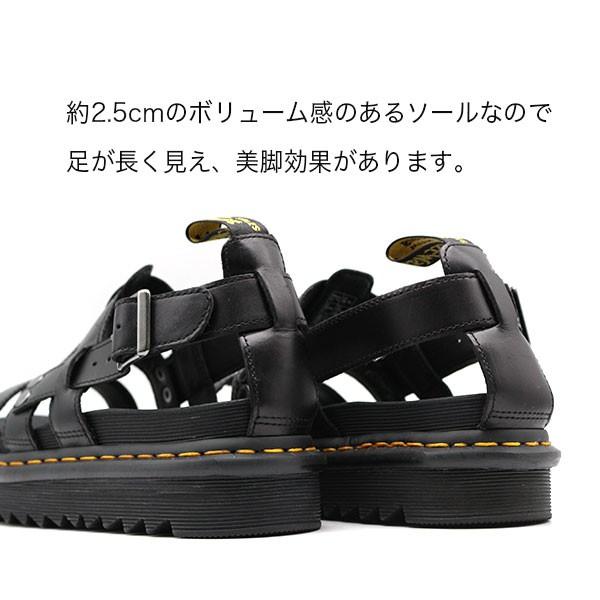 Dr. Martens ブラックストラップサンダ厚底　UK4 Dr. Martens ブラックストラップサンダ厚底 UK4