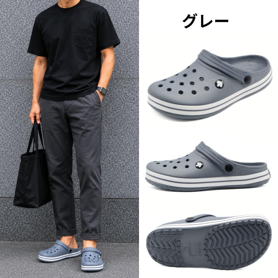 サンダル メンズ 靴 2WAY 軽量 軽い サボサンダル クロッグサンダル 海