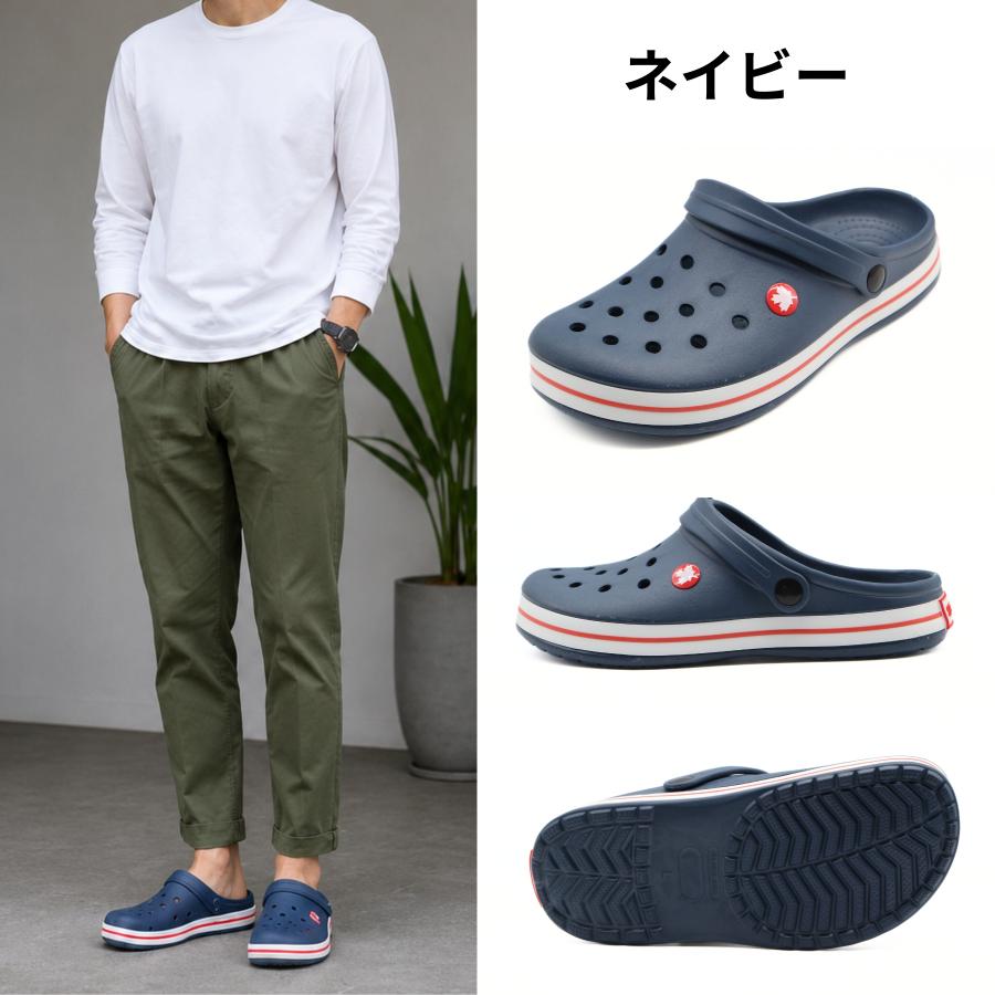 サンダル メンズ 靴 2WAY 軽量 軽い サボサンダル クロッグサンダル 海