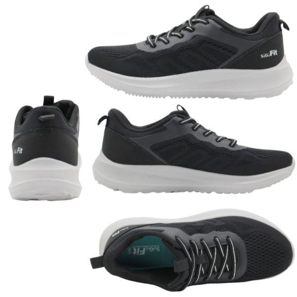 スニーカー レディース スリッポン 靴 黒 ブラック グレー 軽量 軽い