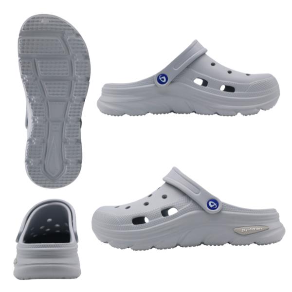 Phiten（ファイテン） サンダル メンズ 靴 黒 ブラック グレー