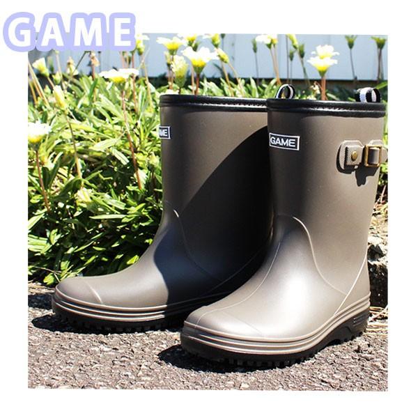 レインブーツ キッズ Game 黒 子供 長靴 おしゃれ ゲーム 1111 01 02 04 靴のニシムラ Paypayモール店 通販 Paypayモール