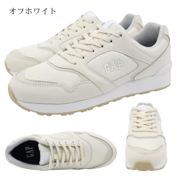 GAP スニーカー レディース 靴 シューズ 白 オフホワイト 緑