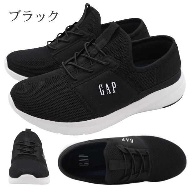 GAP（ギャップ） レディース スリッポン スニーカー 黒 ブラック