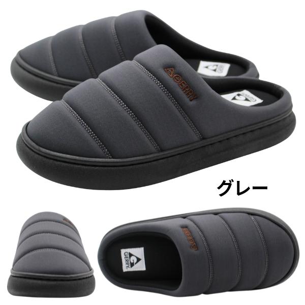 GERRY（ジェリー） サンダル メンズ レディース 靴 黒 ブラック ダウン