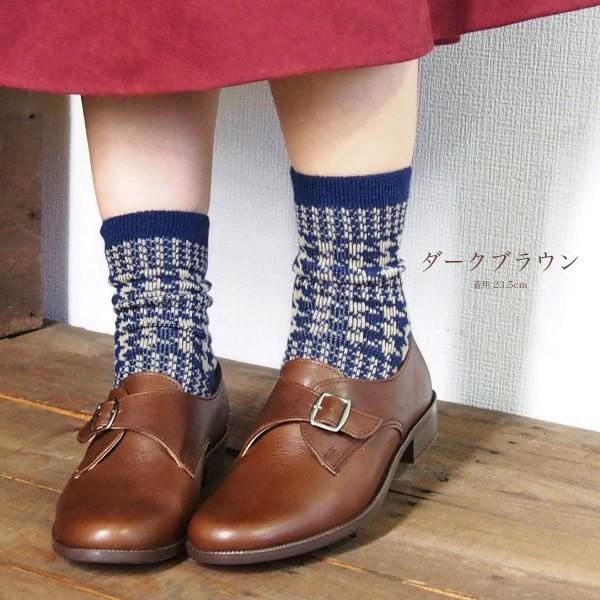 HARUTA（ハルタ） モンクストラップシューズ 6237 レディース : 靴の