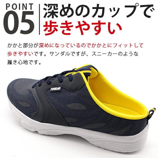 スニーカー メンズ 靴 サンダル 黒 ブラック ネイビー 軽量 軽い サボ