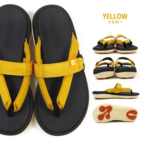 ❣️美品❣️YELLO イエロー 厚底トングサンダル 黒 M HI-TEC（ハイテック） 【サンダルケースプレゼント】ハイテック トング