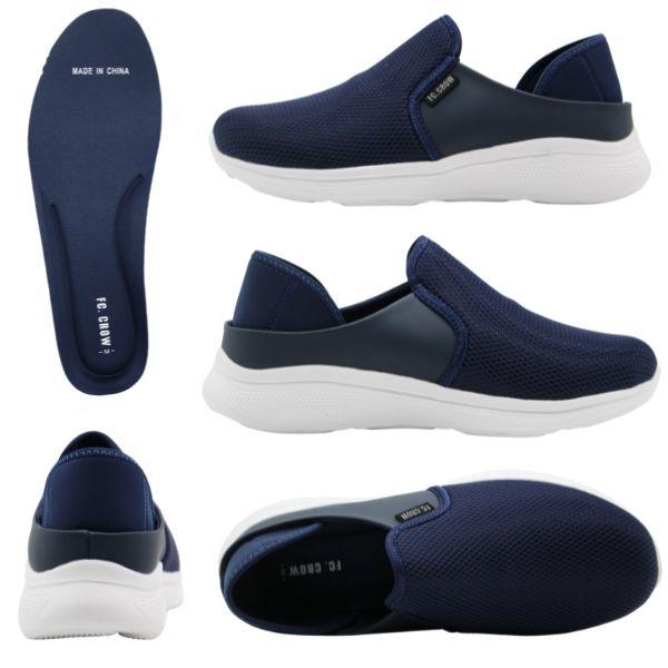 スニーカー レディース 大人 靴 スリッポン サンダル 黒 紺 ブラック