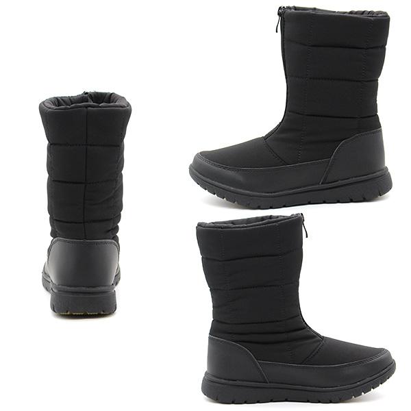 NORTH DATE（ノースデイト） ブーツ レディース 長靴 黒 ブラック