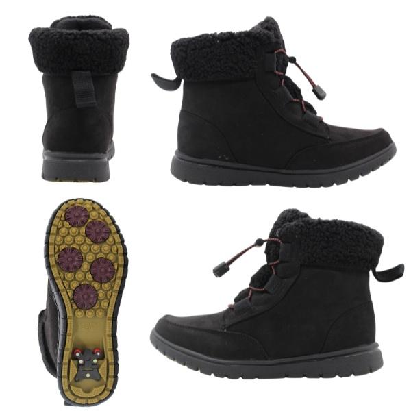 NORTH DATE（ノースデイト） ブーツ レディース 長靴 黒色 ブラック