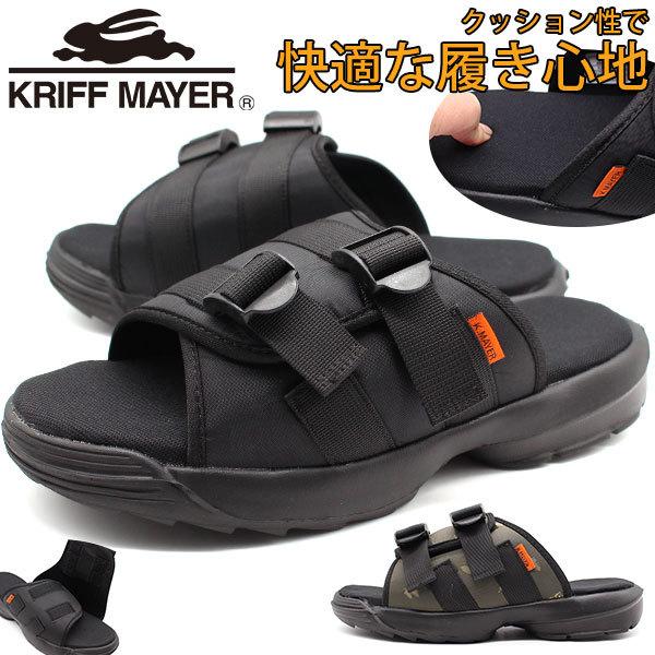 KRIFF MAYER（クリフメイヤー） サンダル メンズ 靴 黒 ブラック