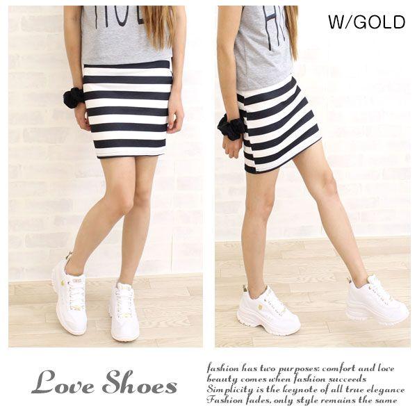 K-SWISS SPW75 LEXY ホワイト レディース 厚底スニーカー ケース