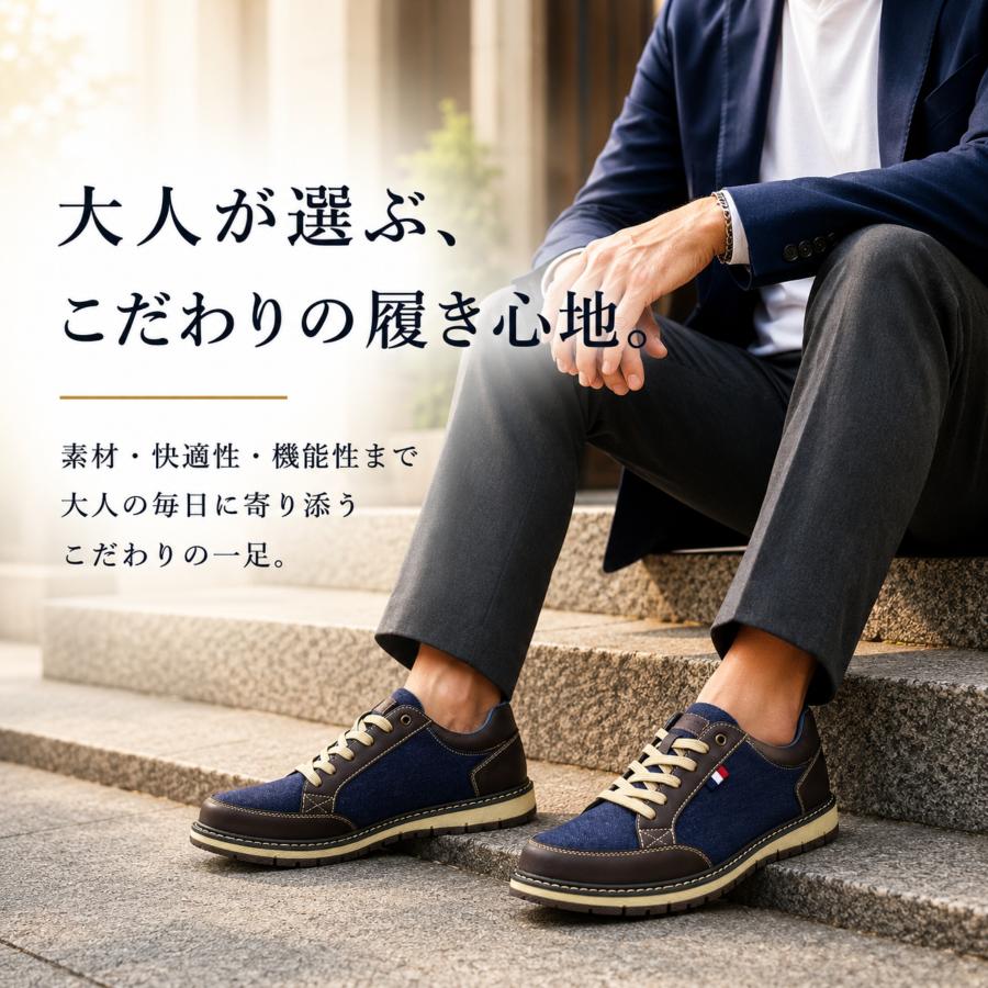 EDWIN（エドウィン） スニーカー メンズ 靴 黒 ブラック ネイビー