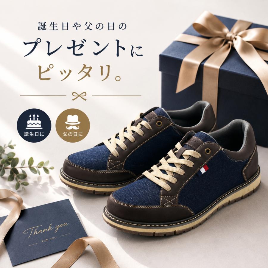 EDWIN（エドウィン） スニーカー メンズ 靴 黒 ブラック ネイビー