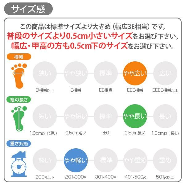 ラーキンス スニーカー メンズ ローカット 軽量 3E相当 幅広設計 白 黒 赤 シンプル Wクッション LARKINS L-6237｜kutsu-nishimura｜14