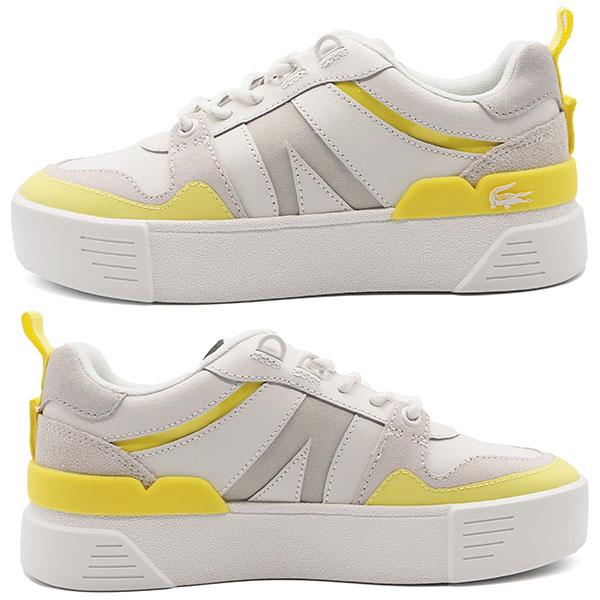 ラコステ レディース スニーカー L002 23cm LACOSTE ラコステ スニーカー レディース 靴 白 ホワイト