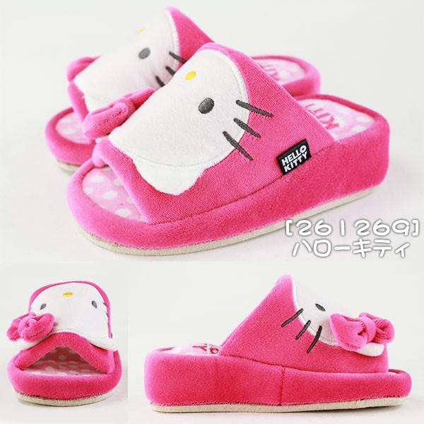Radyマイメロキテイコラボスリッパ スリッパ ニット 刺繍 ハローキティ マイメロディ ポムポム