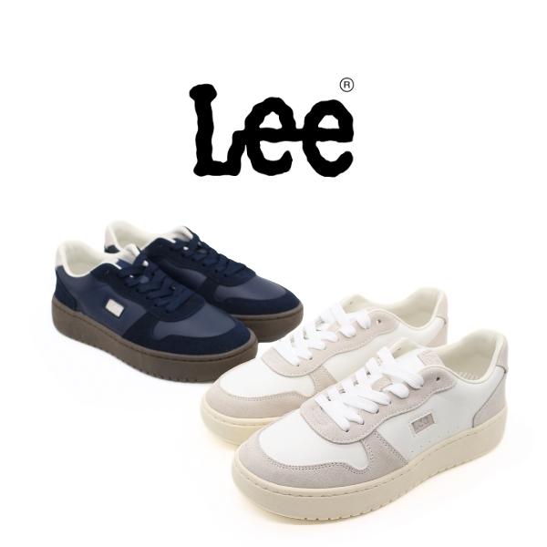 Lee（リー） スニーカー レディース 靴 ネイビー グレー ホワイト
