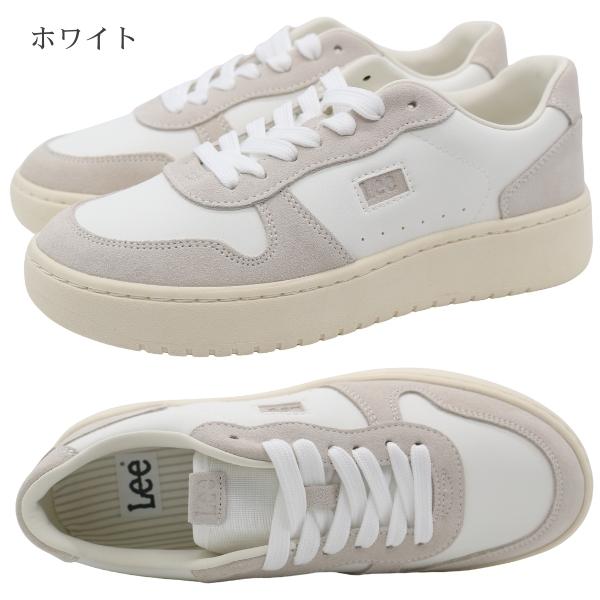 Lee（リー） スニーカー レディース 靴 ネイビー グレー ホワイト
