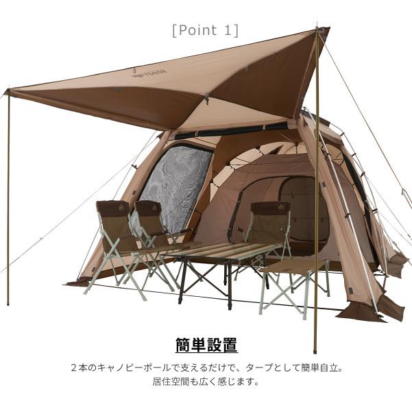 【未使用品】ロゴス Tradcanvas PANELドゥーブルXL LOGOS ロゴス 5-6人用テント Tradcanvas PANELドゥーブルXL No