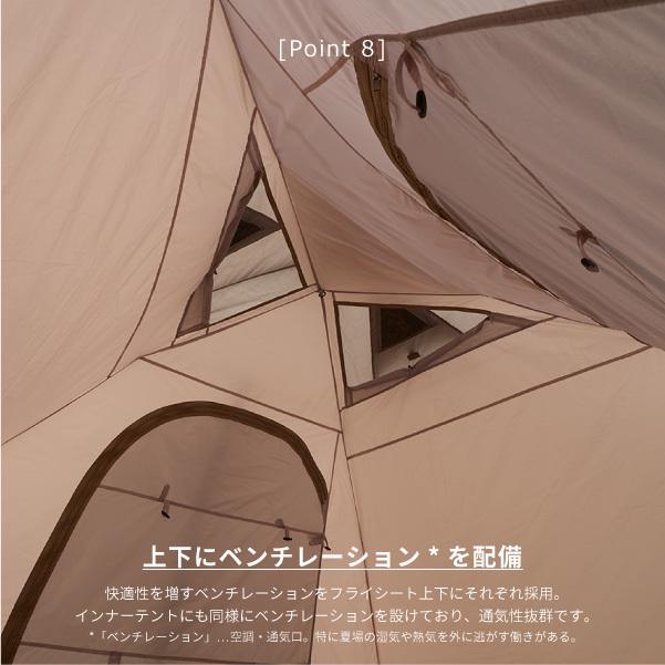 LOGOS（ロゴス） 5-6人用テント Tradcanvas PANELドゥーブルXL No