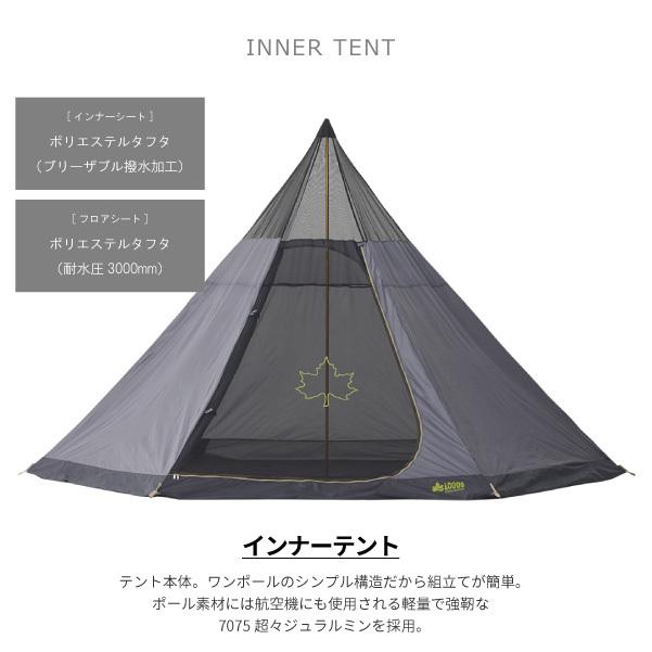 ロゴス ティピーテント 400 各シート付き ロゴス LOGOS ナバホティピー