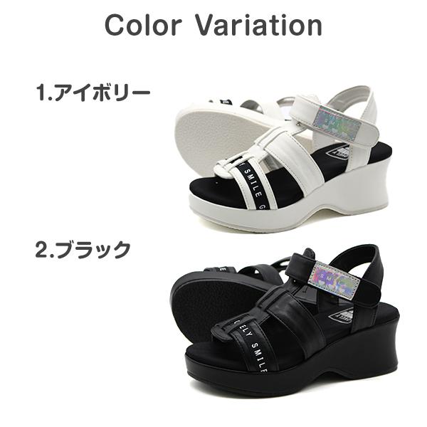 サンダル キッズ ジュニア 子供 靴 ウェッジソール 厚底 女の子 サンダル キッズ ジュニア 子供 靴 ウェッジソール 厚底 女の子
