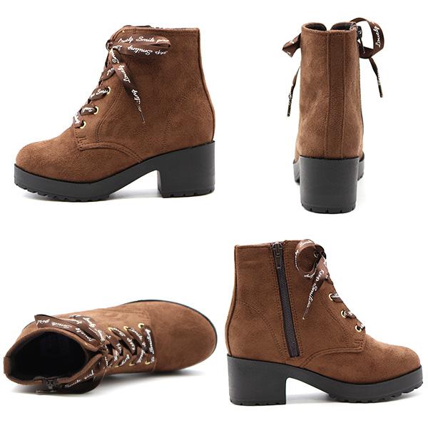 ブーツ キッズ ジュニア 靴 ショートブーツ 黒 ブラック リボン レース