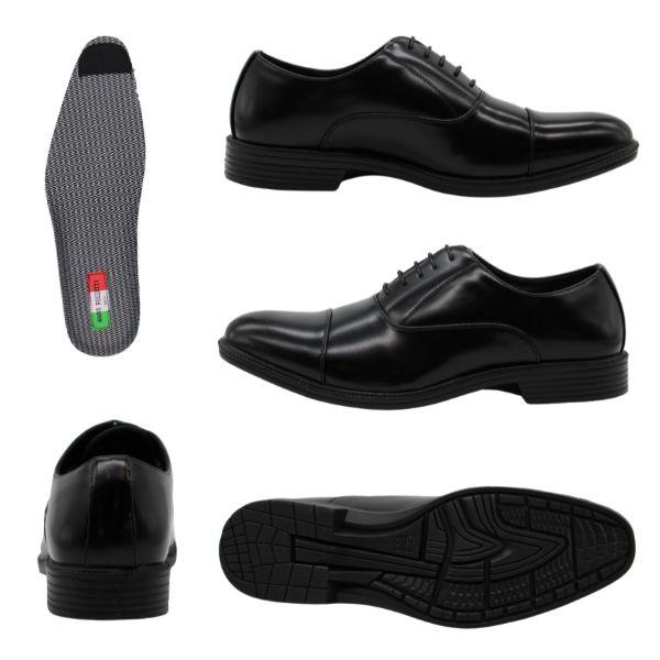 ビジネスシューズ 革靴 メンズ 紳士靴 黒 ブラック 軽量 軽い