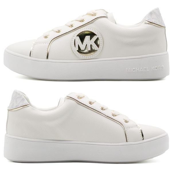 【MICHAEL KORS】真っ白ホワイトスニーカー MICHAEL KORS マイケル マイケルコース スニーカー レディース