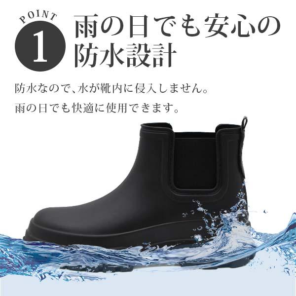 milady レインブーツ レディース 長靴 黒 ブラック 白 防水 雨の