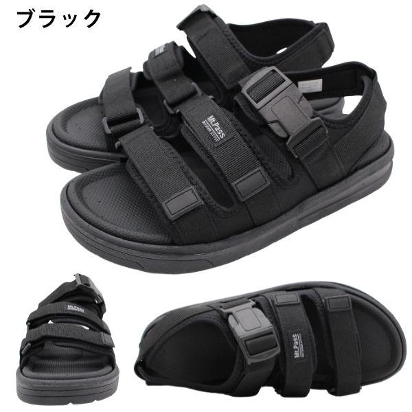 スポーツサンダル ネイビー/グレー サンダル メンズ 靴 スポーツサンダル 黒 ブラック ネイビー