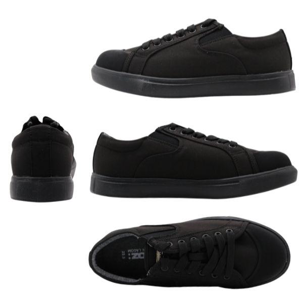 moz MOZ モズ スニーカー レディース 靴 黒 ブラック ネイビー