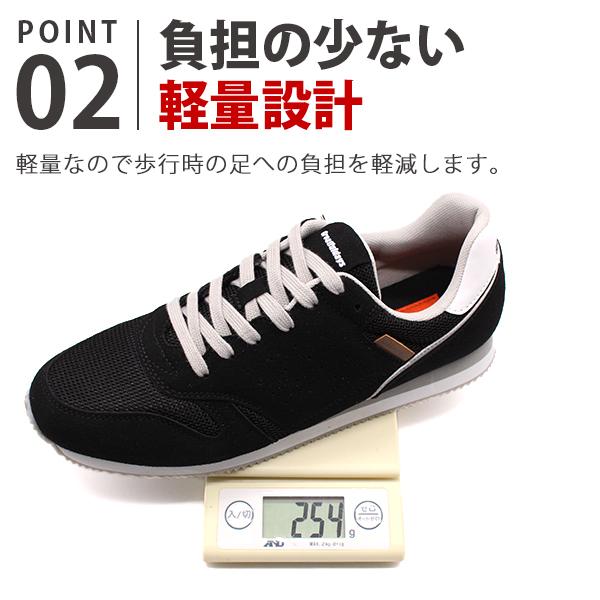 スニーカー メンズ 靴 黒 ブラック 軽量 軽い 防滑 滑りにくい 高反発
