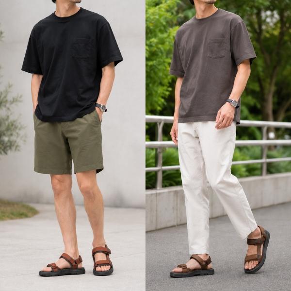 moz（モズ） サンダル メンズ 靴 スポーツサンダル 黒 ブラック