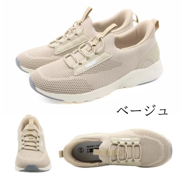 moz（モズ） スニーカー レディース スリッポン 靴 黒 ブラック