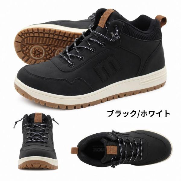 moz（モズ） スニーカー メンズ ハイカット ブーツ 靴 黒 ブラック