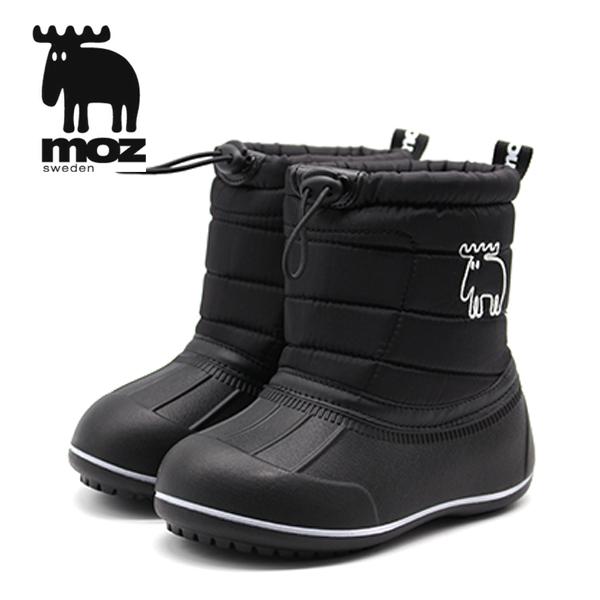 MOZ ブーツ キッズ 子供 長靴 ブラック 黒 キャメル 冬 雪 暖か 人気