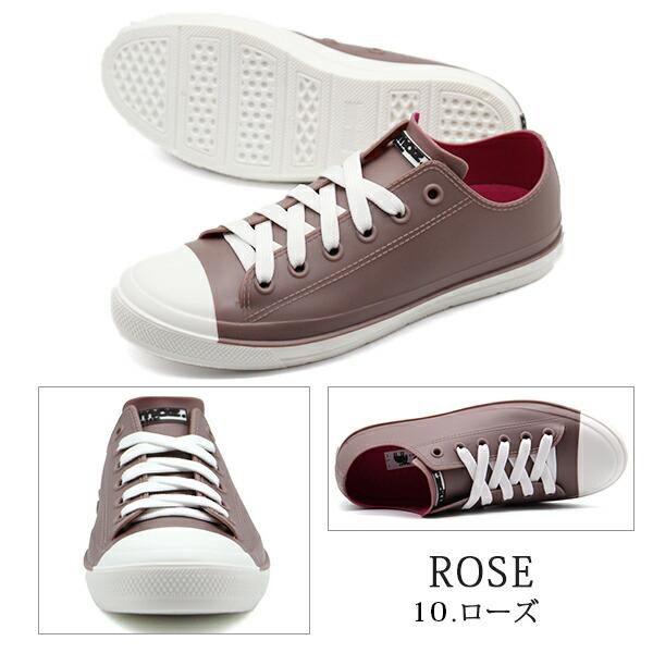 シューズ mozi MOZ レインシューズ スニーカー レディース MZ-8416 | バック