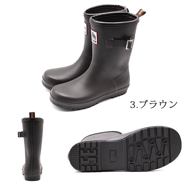 レインブーツ レディース 靴 茶 黒 ブラウン ブラック 長靴 ロング