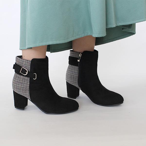 NICE CLAUP（ナイスクラップ） ブーツ レディース 靴 黒 ブラック